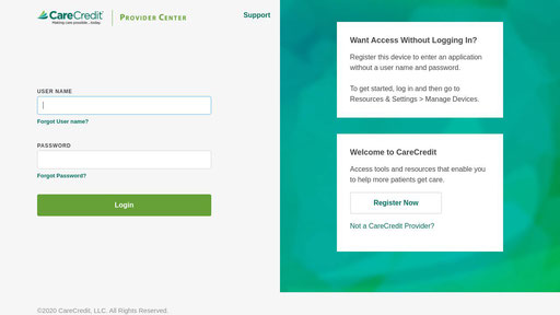 carecredit provider login 