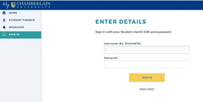 chamberlain student portal