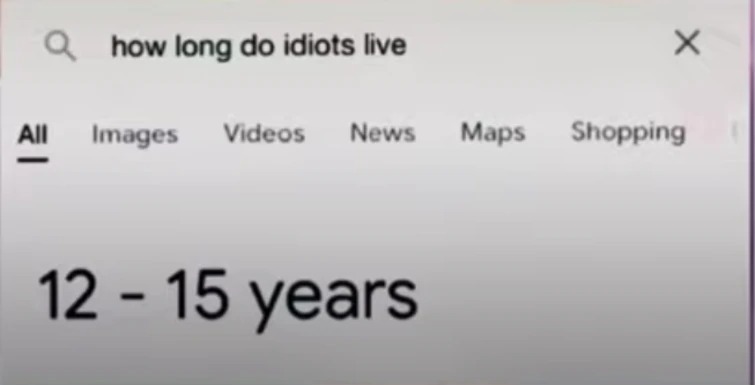 how long do idiots live